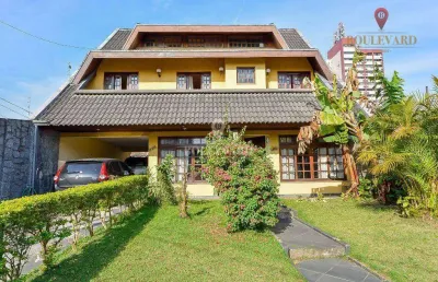 Casa com 3 dormitórios à venda, 332 m² por r$ 1.599.000,00 - capão raso - curitiba/pr
