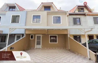 Sobrado  em condomínio fechado com 3 dormitórios à venda, 125 m² por r$ 499.000 - boqueirão - curitiba/pr