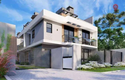 Sobrado residencial terrazza, com 3 dormitórios à venda, 134 m² por r$ 719.000 - hauer - curitiba/pr