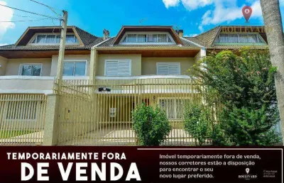 Sobrado triplex mobiliado, com 4 dormitórios à venda, 196 m² por r$ 949.000 - água verde - curitiba/pr