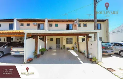Sobrado no residencial renoir, com 3 dormitórios à venda, 130m² por r$ 575.000 - cajuru - curitiba/pr