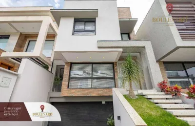 Casa no boulevard previllege, com 3 suítes à venda, 309 m² por r$ 3.290.000 - uberaba - curitiba/pr