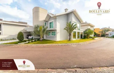 Casa no residencial boulevard, com 3 suítes à venda, 357 m² por r$ 2.990.000 - uberaba - curitiba/pr