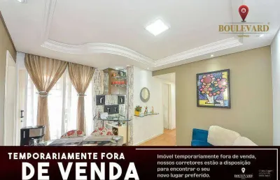 Apartamento com 3 dormitórios à venda, 59 m² por r$ 330.000,00 - uberaba - curitiba/pr