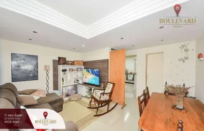 Sobrado em condomínio fechado, com 3 dormitórios à venda, 91 m² por r$ 629.000 - boqueirão - curitiba/pr