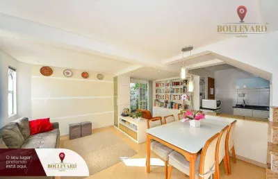 Sobrado em condomínio fechado, com 3 dormitórios à venda, 84 m² por r$ 450.000 - uberaba - curitiba/pr