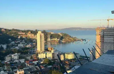 Flat com vista para o mar e 1 dormitório à venda, 49m² por r$ 699.000 - centro - itapema/sc