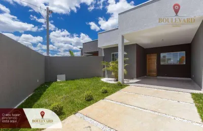 Casa térrea com quintal e 2 dormitórios à venda, 75 m² por r$ 465.000 - jardim cláudia - pinhais/pr