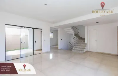 Sobrado novo com 3 dormitórios à venda, 169 m² por r$ 890.000 - jardim das américas - curitiba/pr