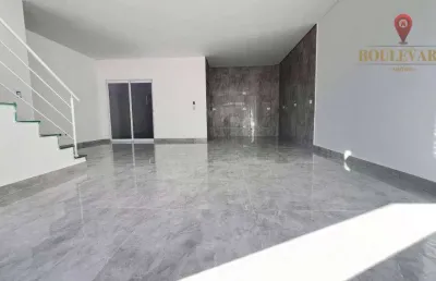 Sobrado novo em condomínio fechado com 3 dormitórios à venda, 125 m² por r$ 750.000 - boqueirão - curitiba/pr