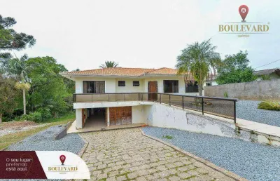 Casa com área verde e 3 dormitórios à venda, 170 m² por r$ 2.499.000 - embu - colombo/pr