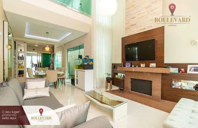 Casa com piscina aquecida e 3 dormitórios à venda, 330 m² por r$ 2.900.000 - uberaba - curitiba/pr