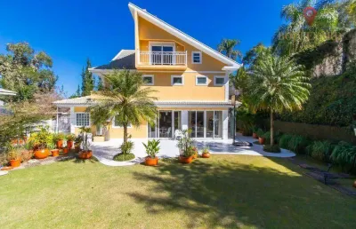 Casa em condompinio fechado com 4 dormitórios à venda, 348 m² por r$ 3.990.000 - mossunguê - curitiba/pr