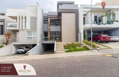 Casa no boulevard previllege com 3 suítes à venda, 320 m² por r$ 2.880.000 - uberaba - curitiba/pr