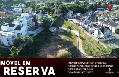 Terreno à venda, 1012 m² por r$ 1.000.000,00 - abranches - curitiba/pr