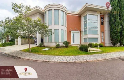 Casa no residencial boulevard com 3 dormitórios à venda, 377 m² por r$ 3.280.000 - uberaba - curitiba/pr