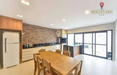 Casa térrea mobiliada com kitnets 3 dormitórios à venda, 172 m² por r$  - cajuru - curitiba/pr