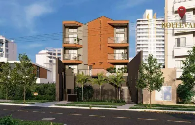 Loft novo com 1 dormitório à venda, 27 m² por r$ 217.145 - água verde - curitiba/pr