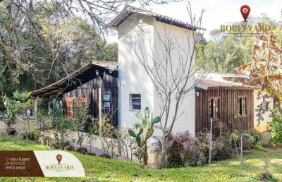 Chácara em condomínio fechado com 2 dormitórios à venda, 6680 m² por r$ 550.000 - faxina - são josé dos pinhais/pr