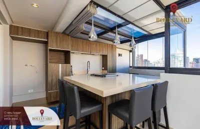 Cobertura com 2 dormitórios à venda, 101 m² por r$ 1.098.000,00 - água verde - curitiba/pr