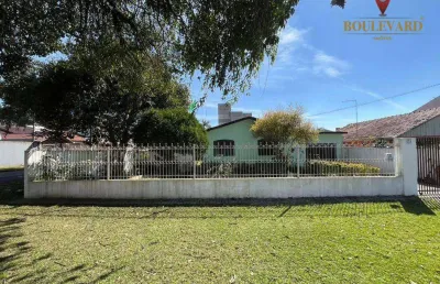 Terreno de esquina com casa à venda, 448 m² por r$ 690.000 - cajuru - curitiba/pr