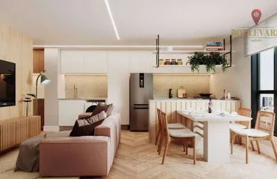 Apartamento com 2 dormitórios à venda, 87 m² por r$ 920.418,27 - cabral - curitiba/pr
