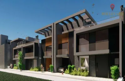 Sobrados novos, com 3 dormitórios à venda, 150 m² por r$ 870.000 - jardim das américas - curitiba/pr
