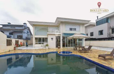 Casa bem localizada e iluminada com 5 dormitórios à venda, 612 m² por r$ 4.900.000 - jardim das américas - curitiba/pr