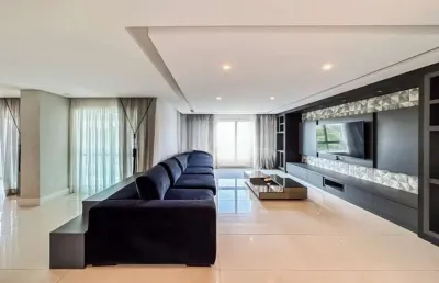 Ecoville, apto ed. royal club, 3 suítes, 2 vagas, 179.26m² privativos, desocupado, condomínio clube