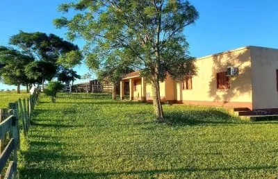 Alegrete, estrada do caverá, 32,70 hectares, arrendada, fazendinha ou haras, banheiro de gado, tron