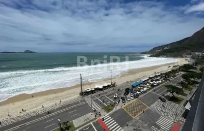 Oportunidade única na orla do leblon:apartamento 4 quartos  de frente para o mar