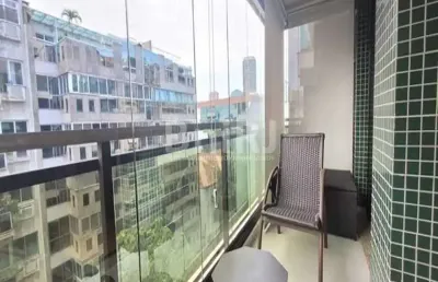 Flat com 1 quarto à venda na Avenida General San Martin, Leblon, Rio de Janeiro