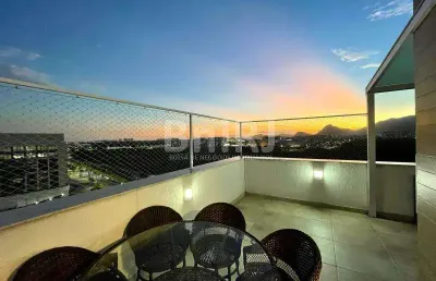 Cobertura com 4 quartos à venda na Avenida Antônio Gallotti, Jacarepaguá, Rio de Janeiro