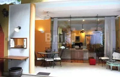 Sensasional casa residencial à  venda no jardim botânico, 4 quartos, 2 suites 411m2, 3 vagas mais um anexo (loft), rio de janeiro - rj