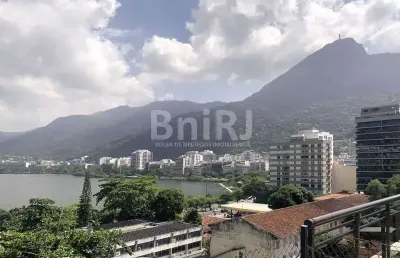 Sensacional cobertura duplex de 324m2, 4 quartos, 2 suite, 2 vagas, na lagoa - rio de janeiro - rj
