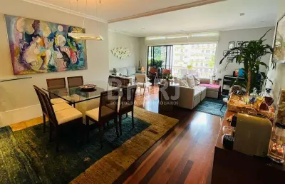 Amplo 3 quartos (original 4) na gávea, 186m², vista espetacular, lazer completo e 2 vagas