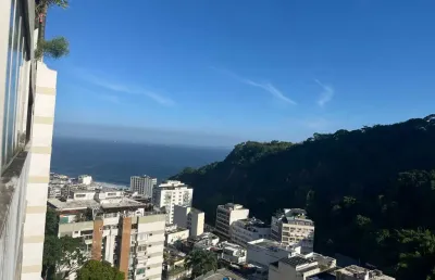 Vista cinematográfica do  mar e montanha!! oportunidade espetacular no leblon!