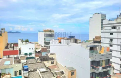 Cobertura com 5 quartos, vista mar, 320m² - ipanema