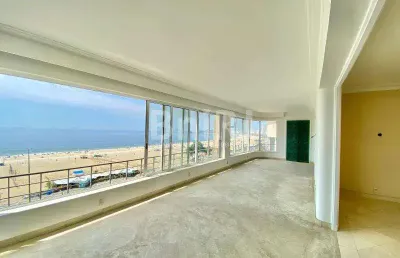 Exclusivo apartamento de alto padrão na avenida atlântica - vista livre para o mar de copacabana