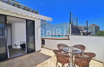 Gávea - exclusividade, charmosa cobertura com 2 quartos !