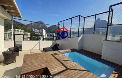 Botafogo cobertura totalmente reformada, duplex,  3 qtos  2 vagas prédio de altissimo padrão