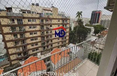 Botafogo, cobertura, 2 suites, 2 vagas, terraço com vista urbana do bairro