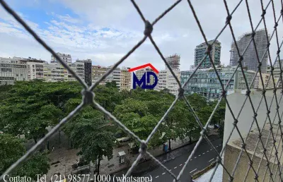 Ipanema, praça gal ozorio, vista da praça, 2 quartos, 1 vaga, sol da manha