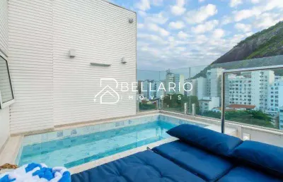 Cobertura triplex reformada à venda por r$ 2.180.000 - copacabana - rio de janeiro/rj