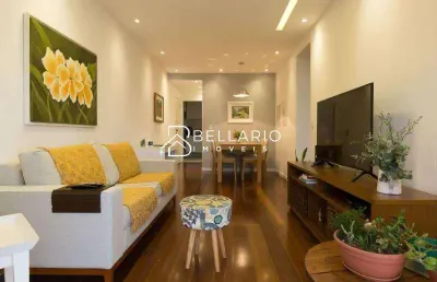 Apartamento com 2 dormitórios à venda, 90 m² por r$ 1.299.000,00 - laranjeiras - rio de janeiro/rj