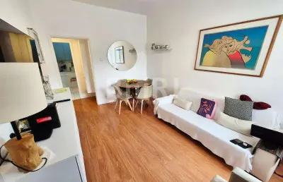 Oportunidade única !!apartamento de quarto e sala reformado com dependências no coração da gávea.
