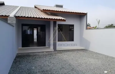 Casa com 2 quartos à venda no itajubá, barra velha , 74 m2 por r$ 380.000