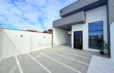 Casa nova, design moderno, bairro nova barra velha em barra velha-sc.