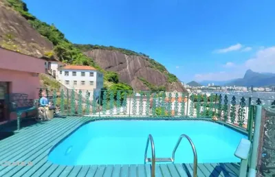 Cobertura a venda na urca 5 quartos (2 suites) av. são sebastião