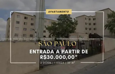 Apartamento a venda em guaianases próximo à estação- entrada de 30.000,00